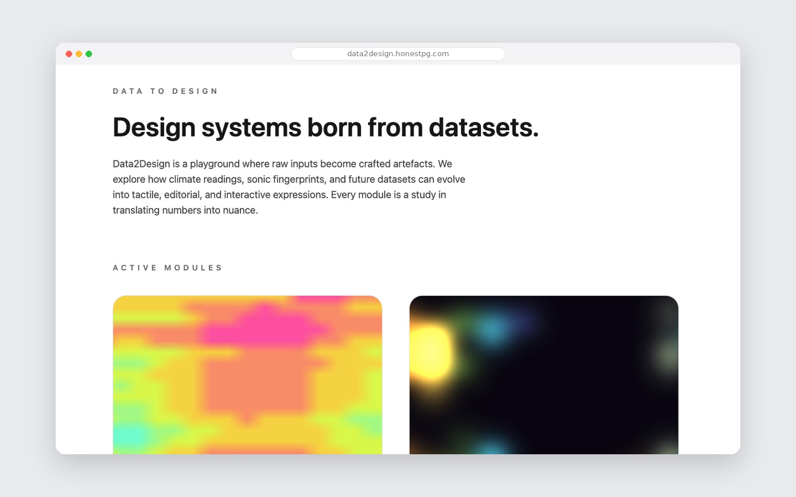 Web de Data to Design