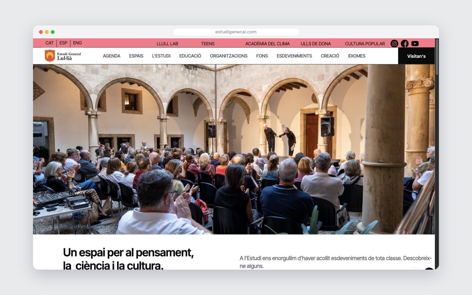 Nova web de l’Estudi General Lul·lià